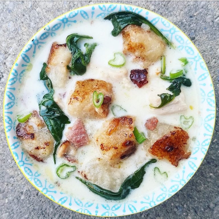 Creamy Chicken and Cauliflower Gnocchi