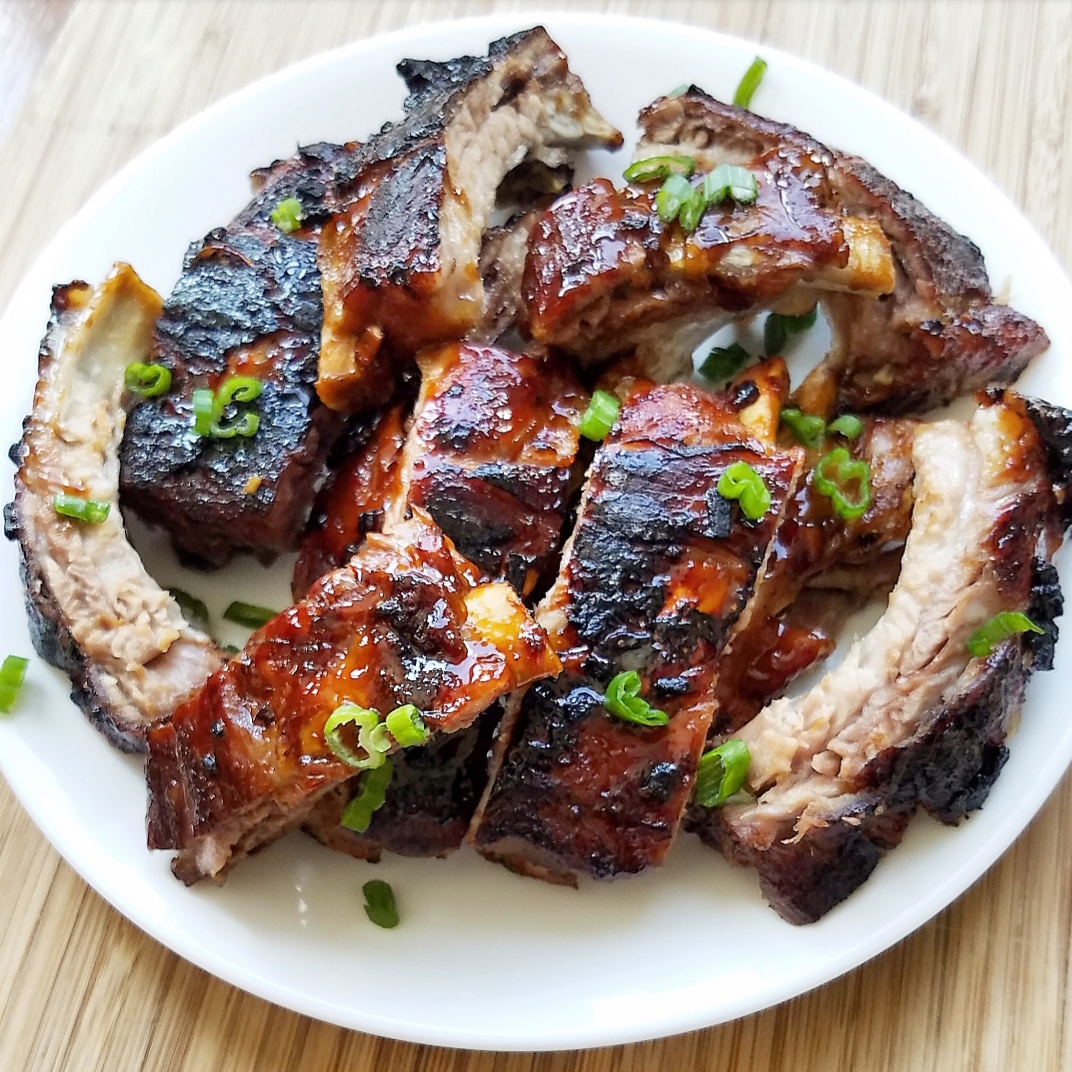 Spinach and Bacon - Less Sweet Sticky Spare Ribs
