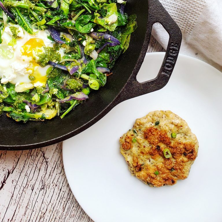 Poblano Pepper Chicken Patties