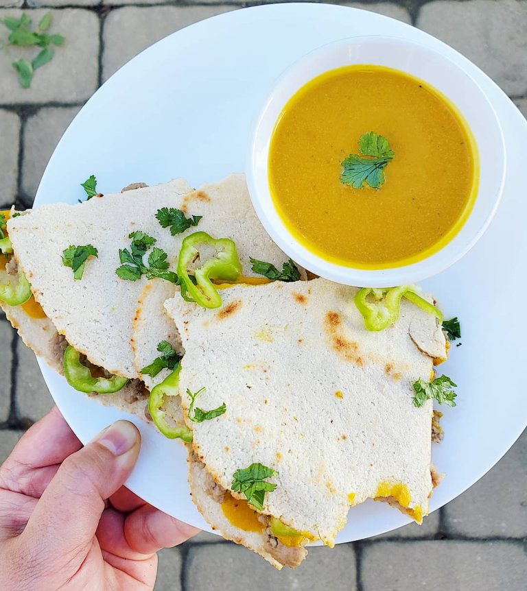 Vegan Queso made with Pumpkin