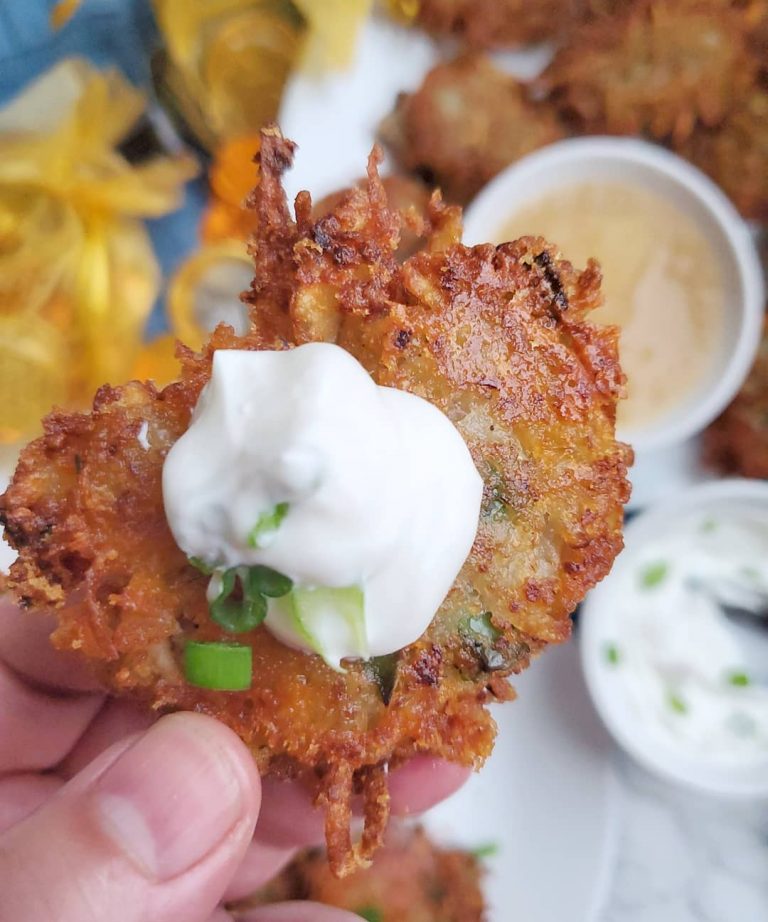 Cheddar Jalapeño Latkes