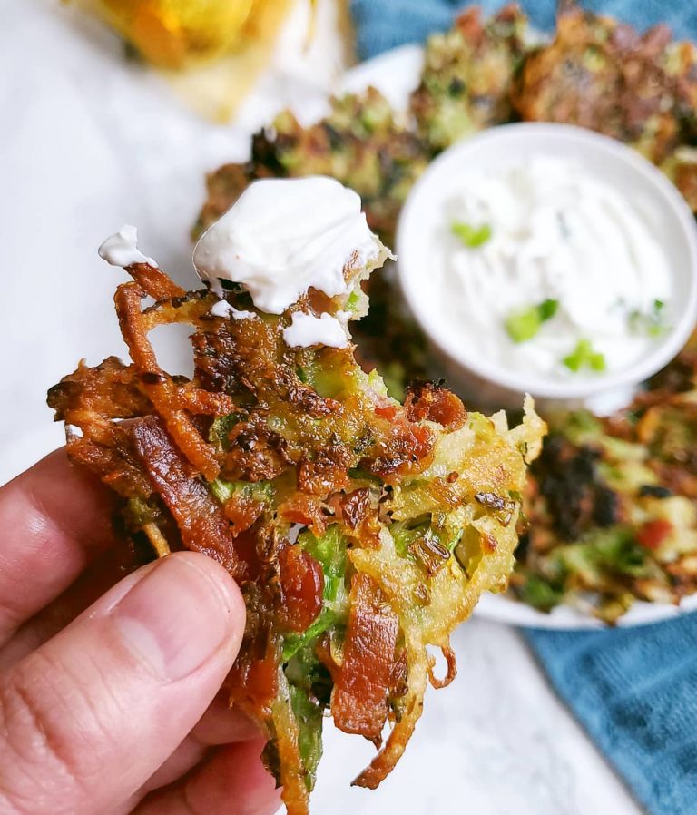 Brussels Sprouts and Bacon Latkes