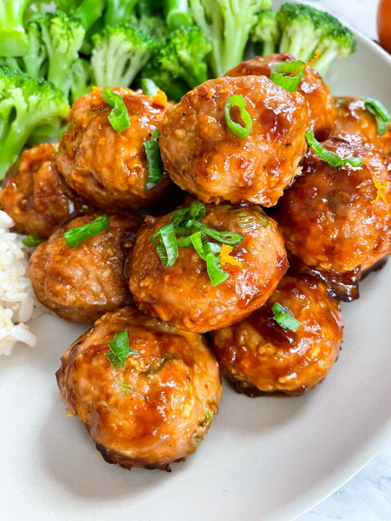 Orange Chicken Meatballs