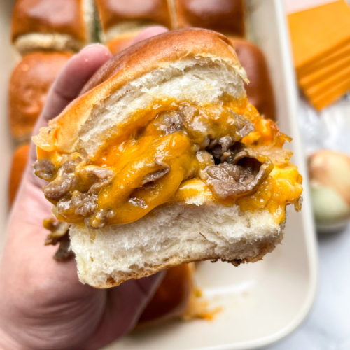 Philly Cheesesteak Sliders