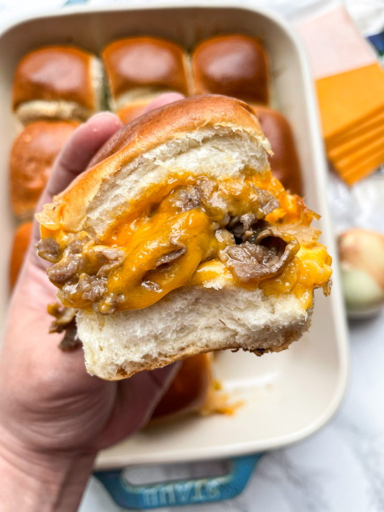 Cheesesteak Sliders