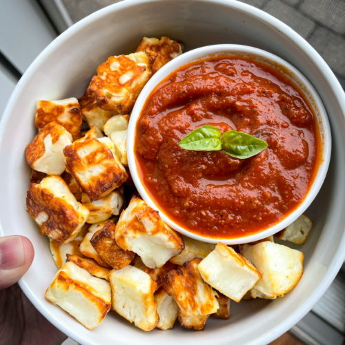 Air Fryer Halloumi