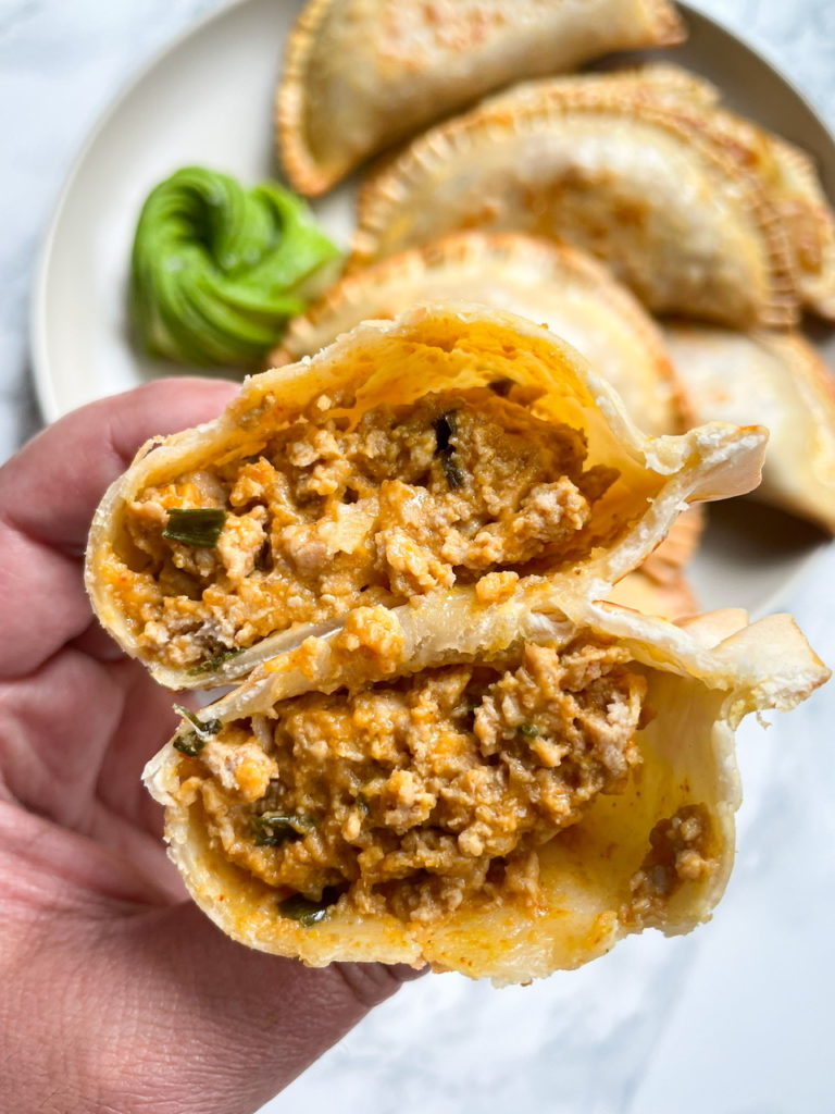 Cheesy Turkey Pumpkin Empanadas