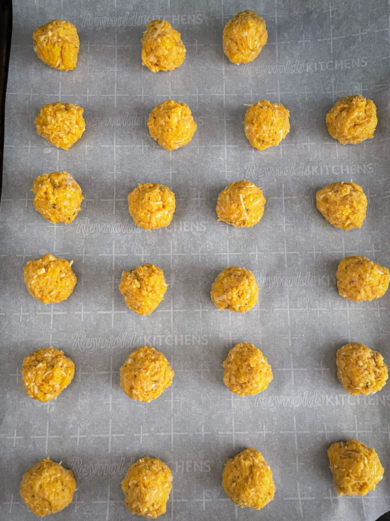 chicken pumpkin meatballs