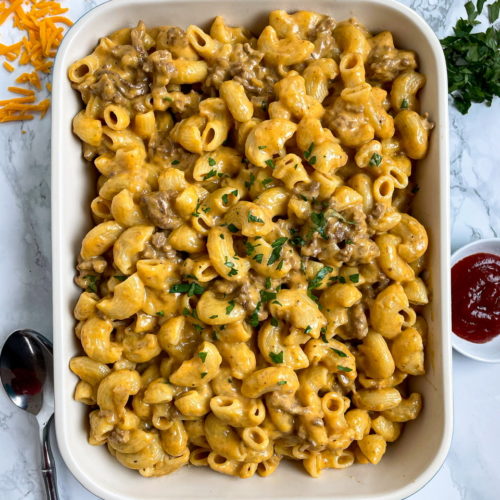Healthier Hamburger Helper