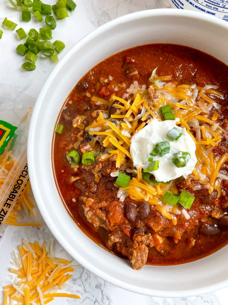 Healthy Beef Chili- Perfect Super Bowl Recipe