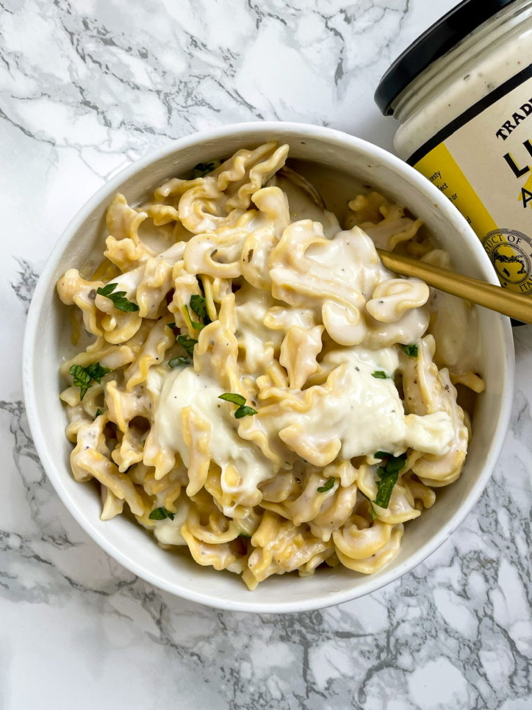 Cheesy Lemon Alfredo Pasta