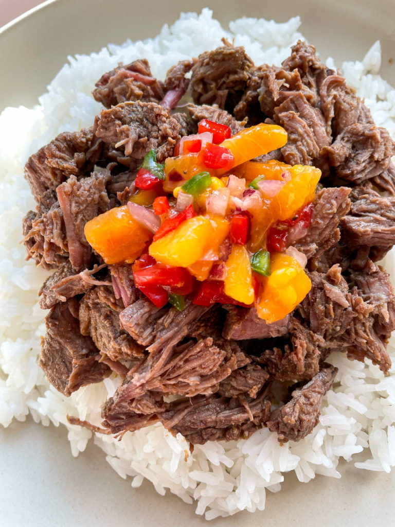 Slow cooker pulled beef