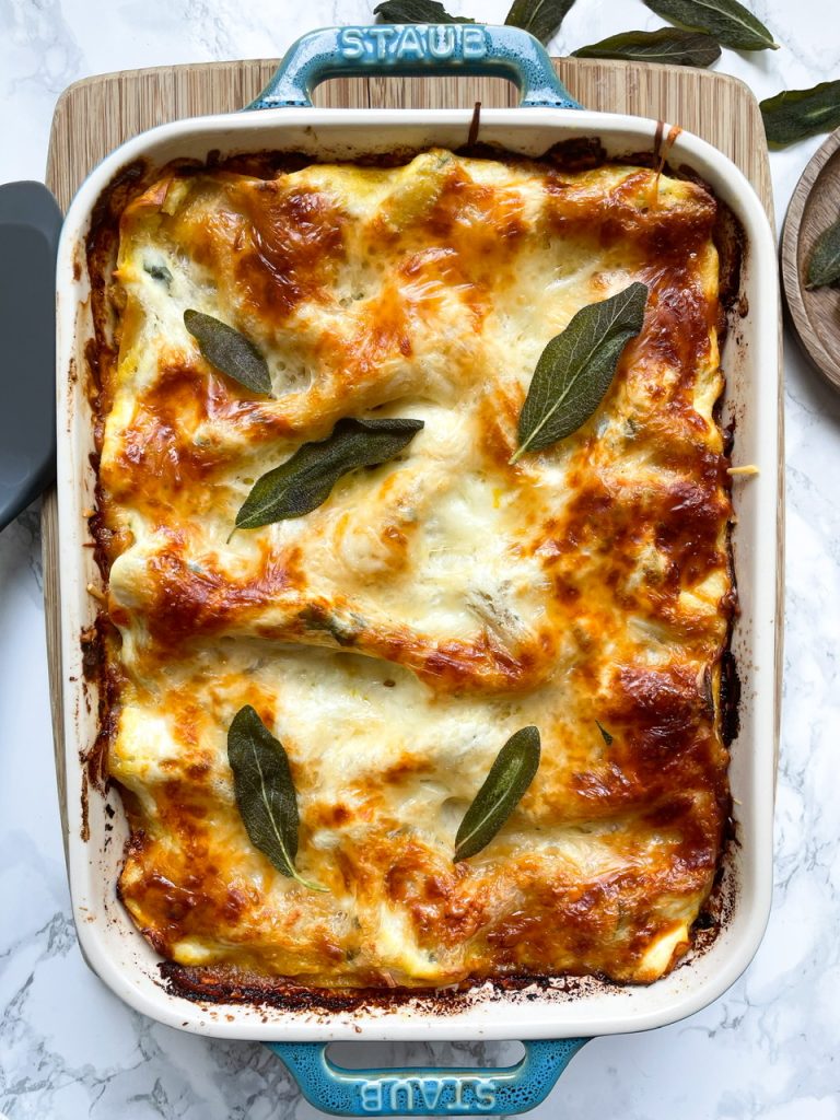 Pumpkin Lasagna with Italian Sausage