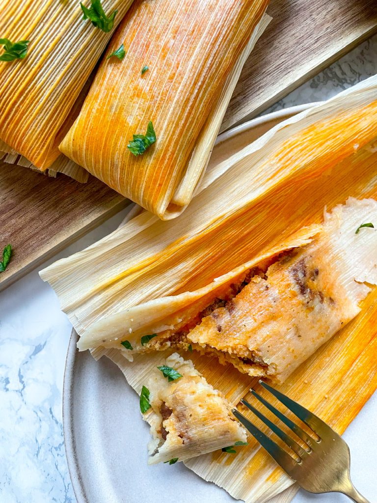 Chorizo Tamales made in the Instant Pot