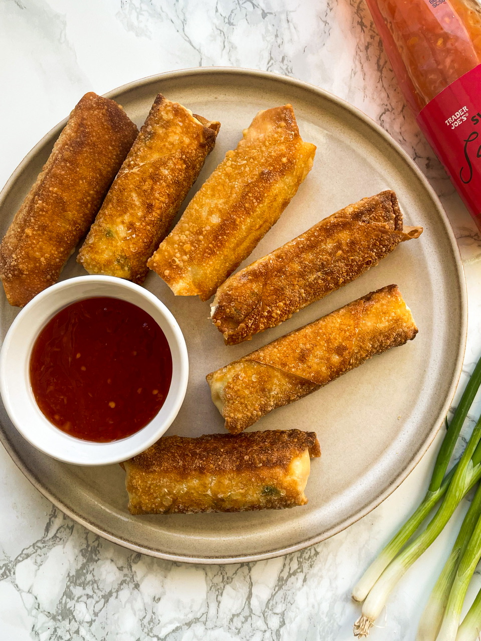 Crab Rangoon Egg Rolls Crab and Cheese Filled Egg Rolls