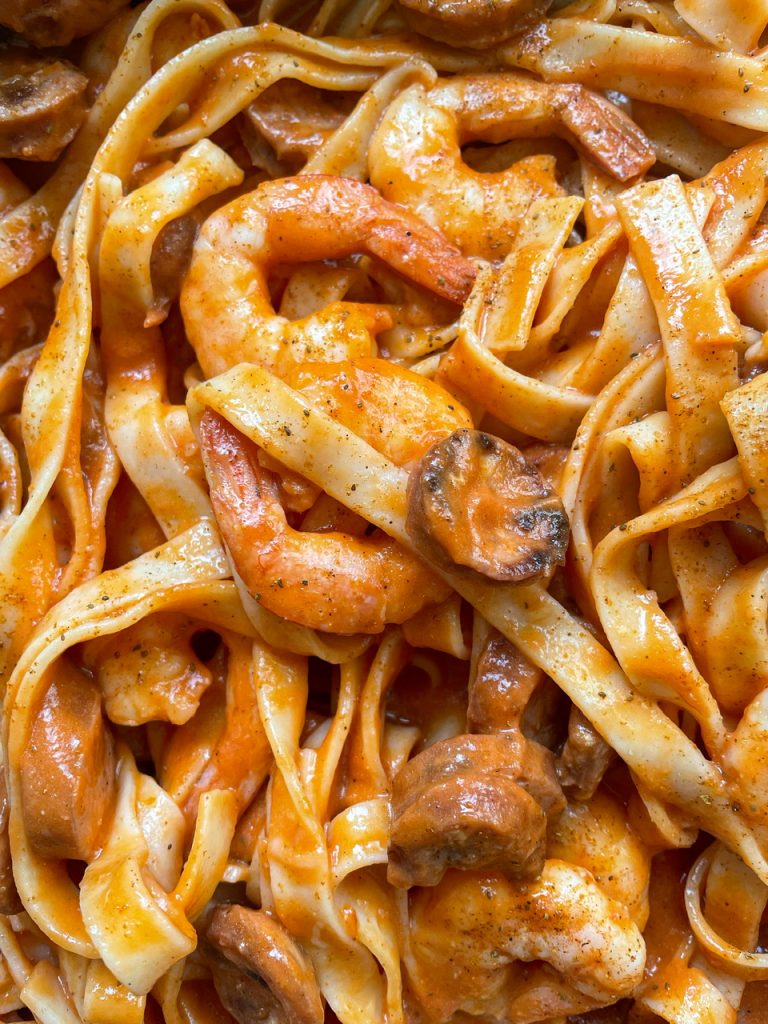 Shrimp and Sausage Pasta