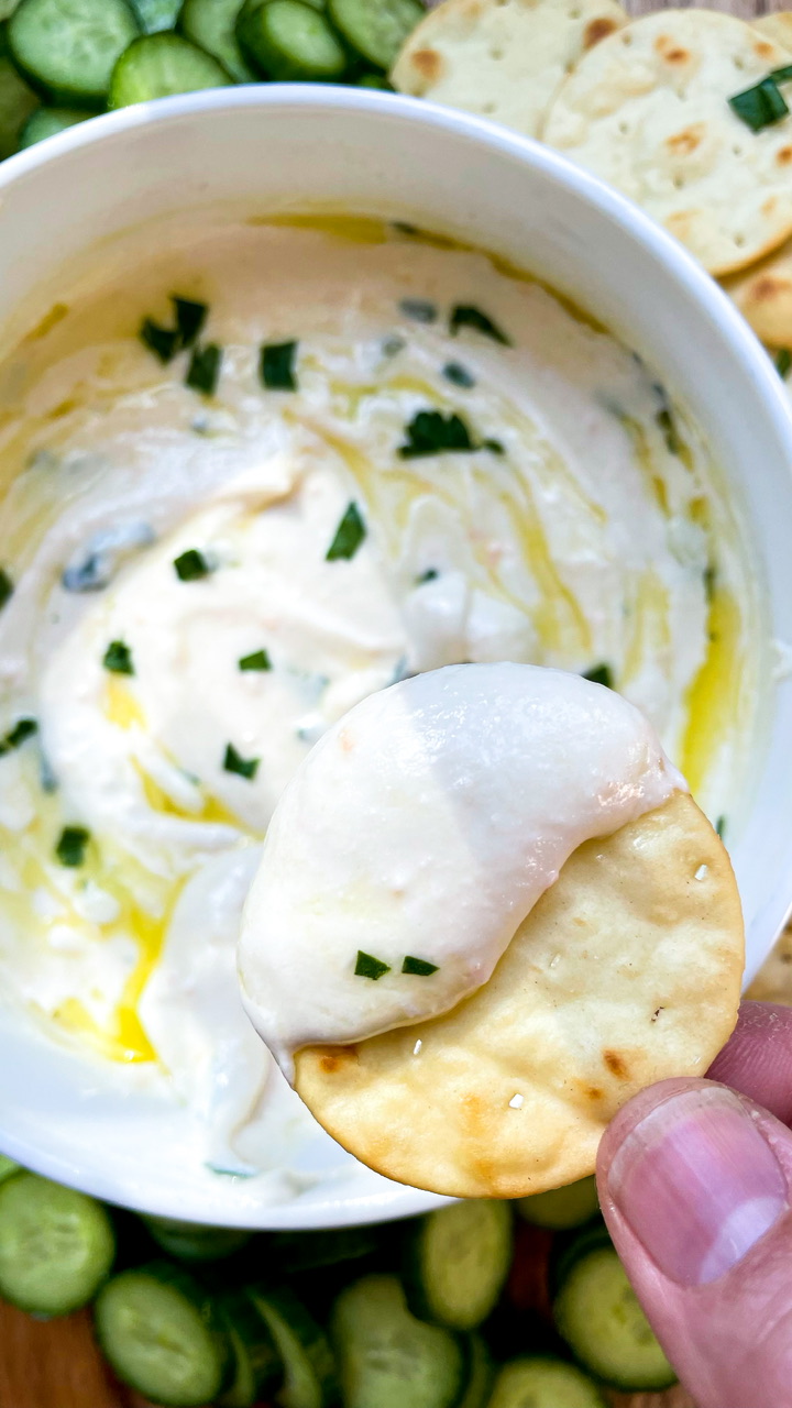 Tirokafteri (Spicy Feta Dip) | Whipped Feta Dip