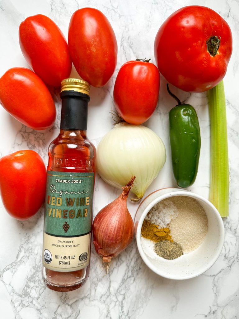 Ingredients for Tomato Relish