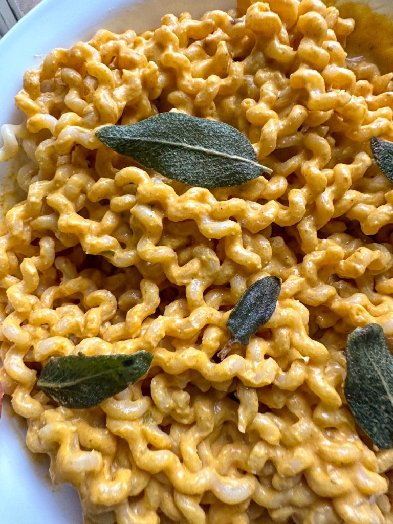 Boursin Pasta with Pumpkin and Brown Butter