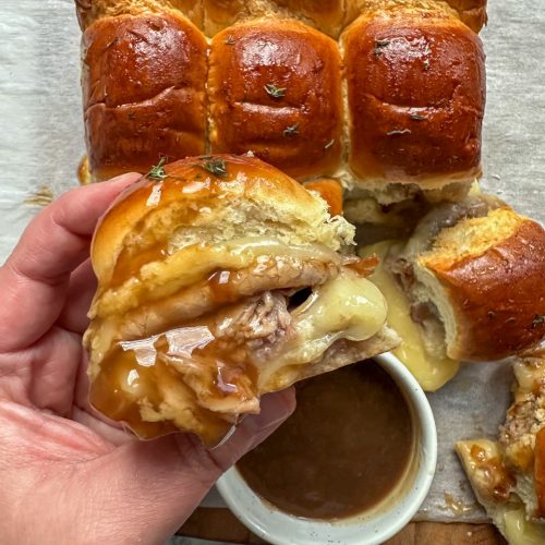 French Dip Sliders with Au Jus