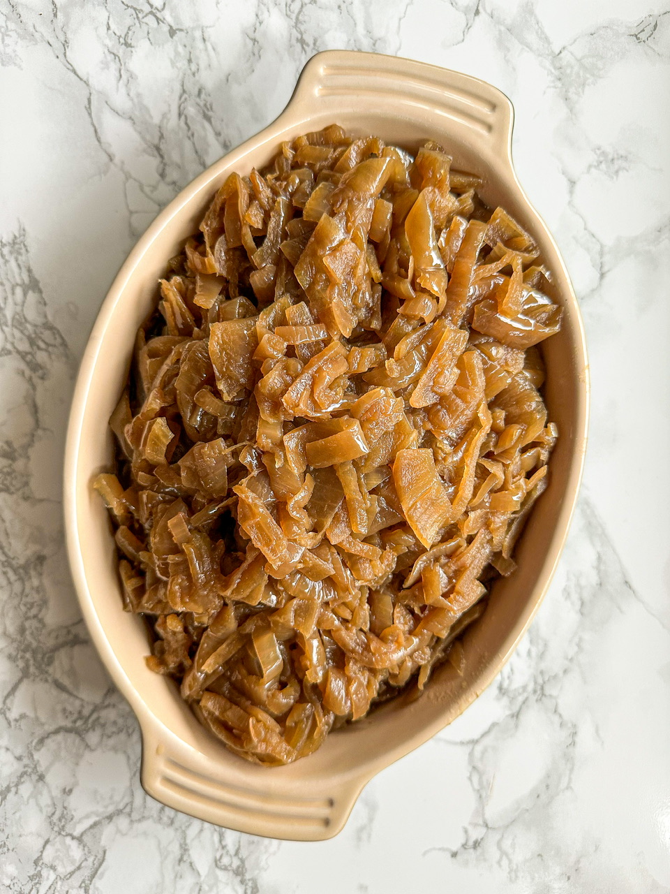 Slow Cooker Caramelized Onions made in a crock pot