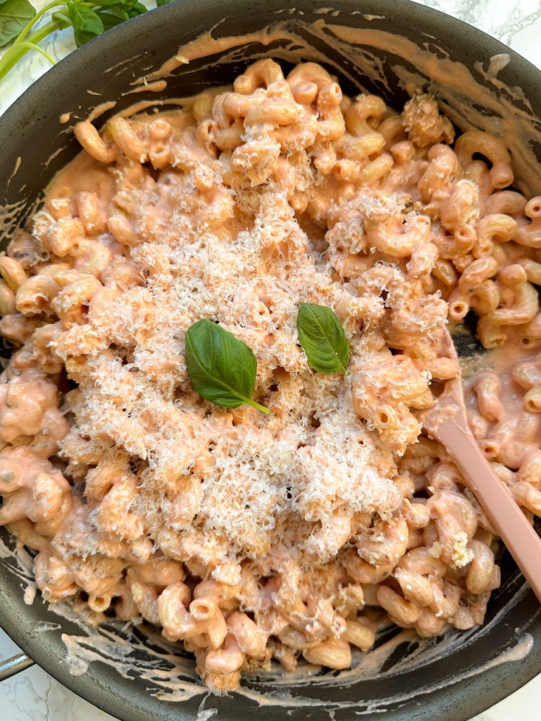 High Protein Pasta sauce made with cottage cheese
