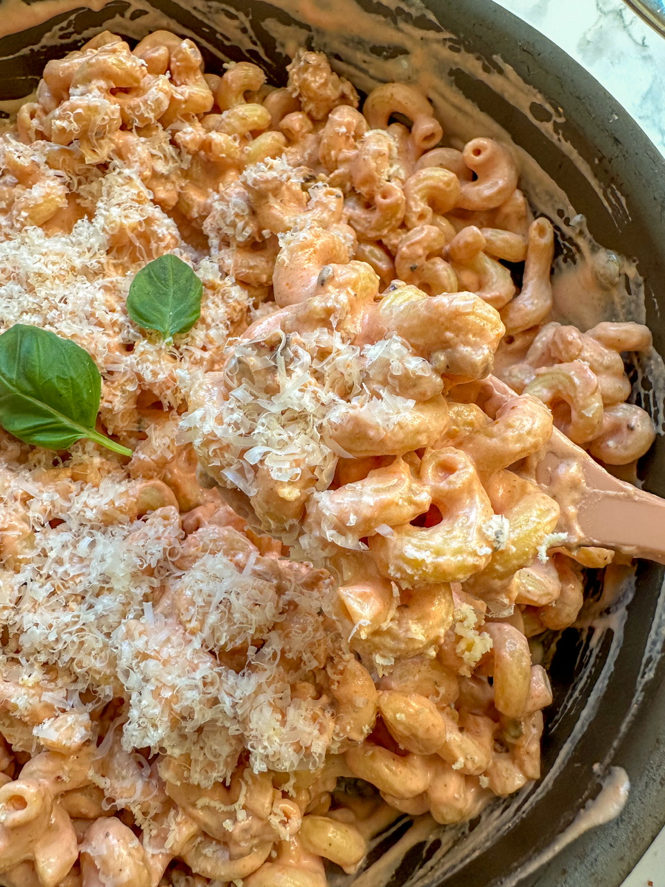 High Protein Pasta sauce made with cottage cheese
