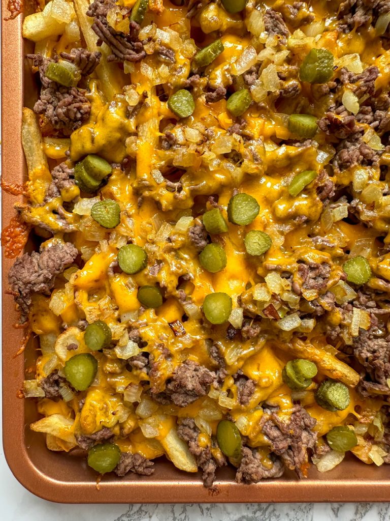 Cheese Burger Loaded Fries