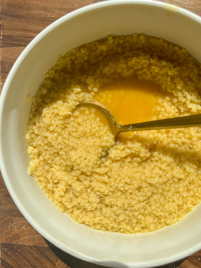 This pastina in brodo recipe uses tiny pasta cooked in a broth with butter and cheese