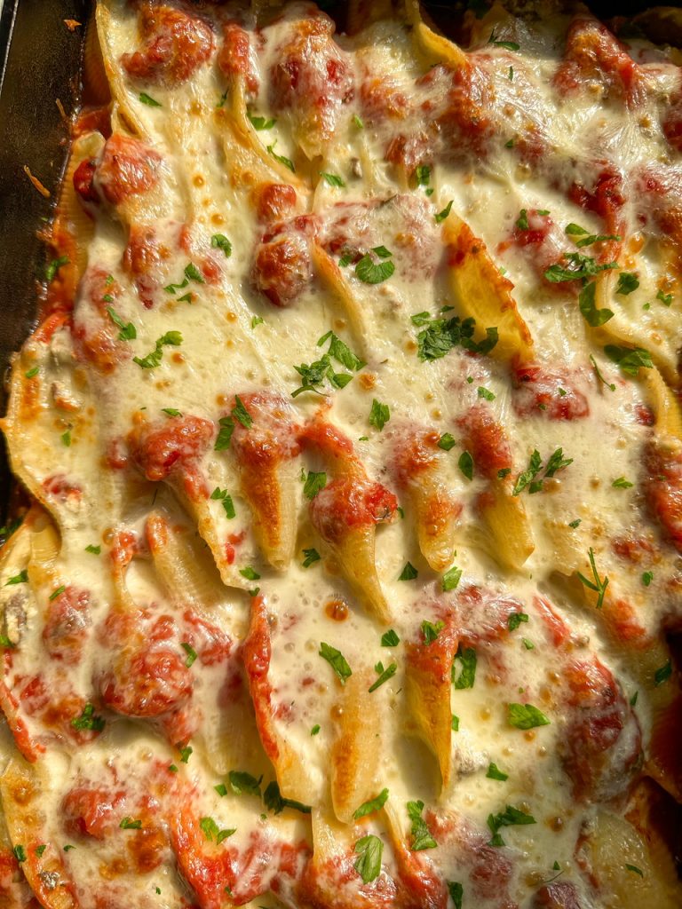 Stuffed Shells with Ground Meat