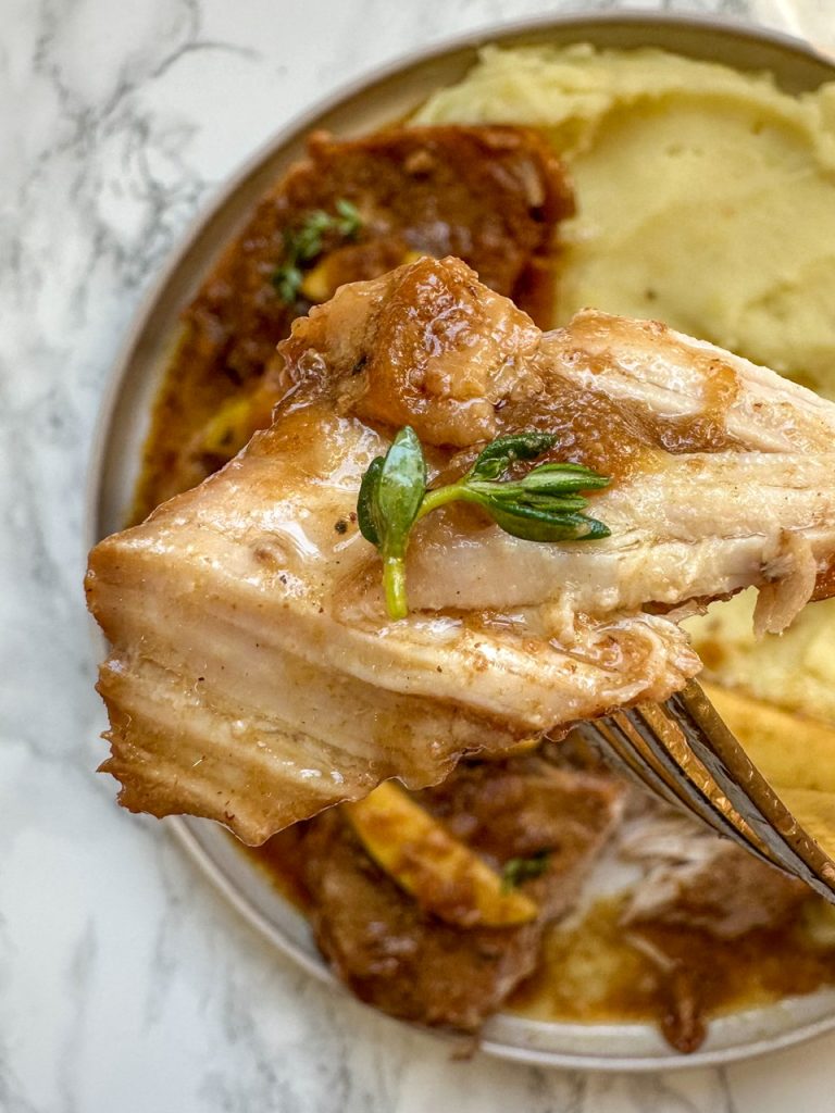 Crockpot Pork Chops and Apples