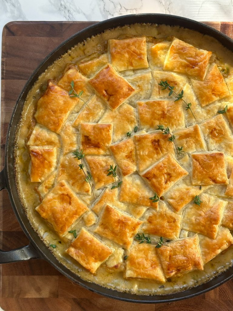 Chicken Bacon Leek Pot Pie