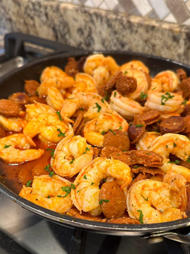 Shrimp and Chorizo