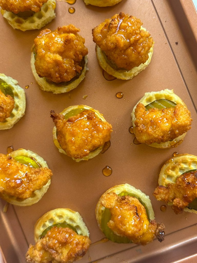 Chicken and Waffle Bites