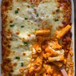 Baked Ziti made with Vodka Sauce