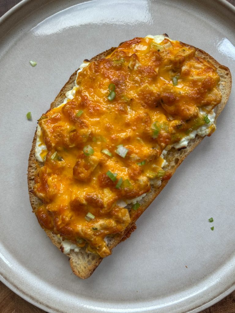 High Protein Buffalo Chicken Melt