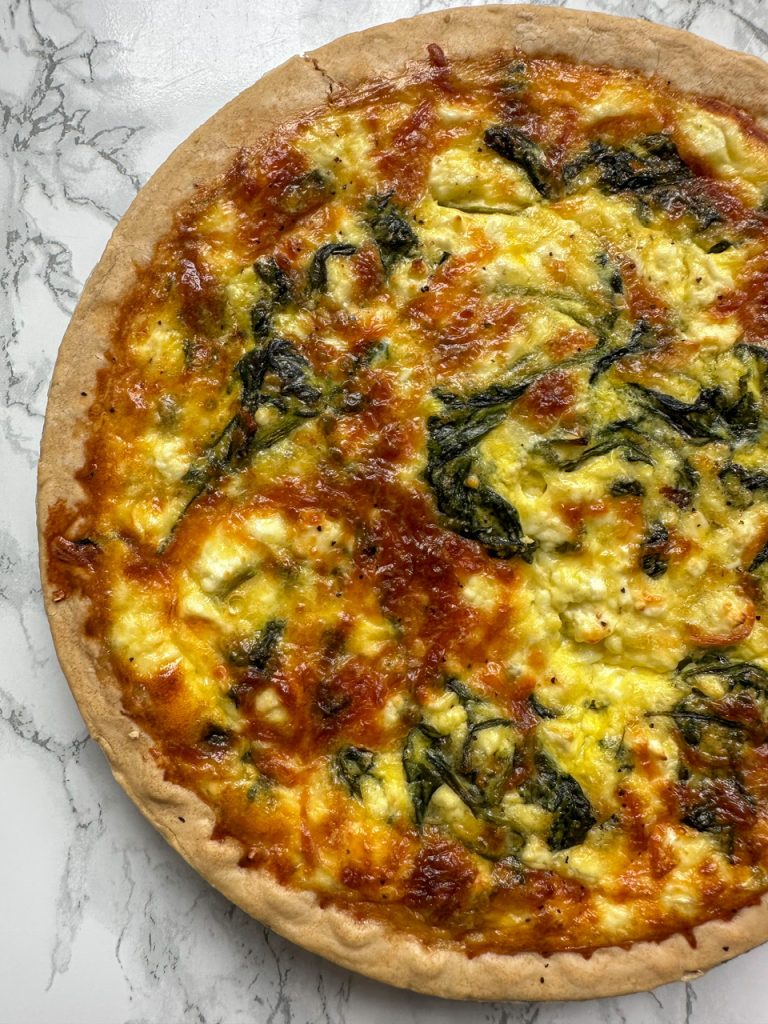 Spinach and Feta Quiche