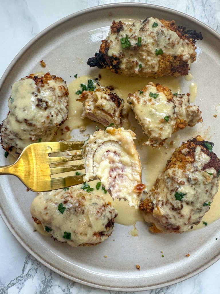 Air Fryer Chicken Cordon Bleu