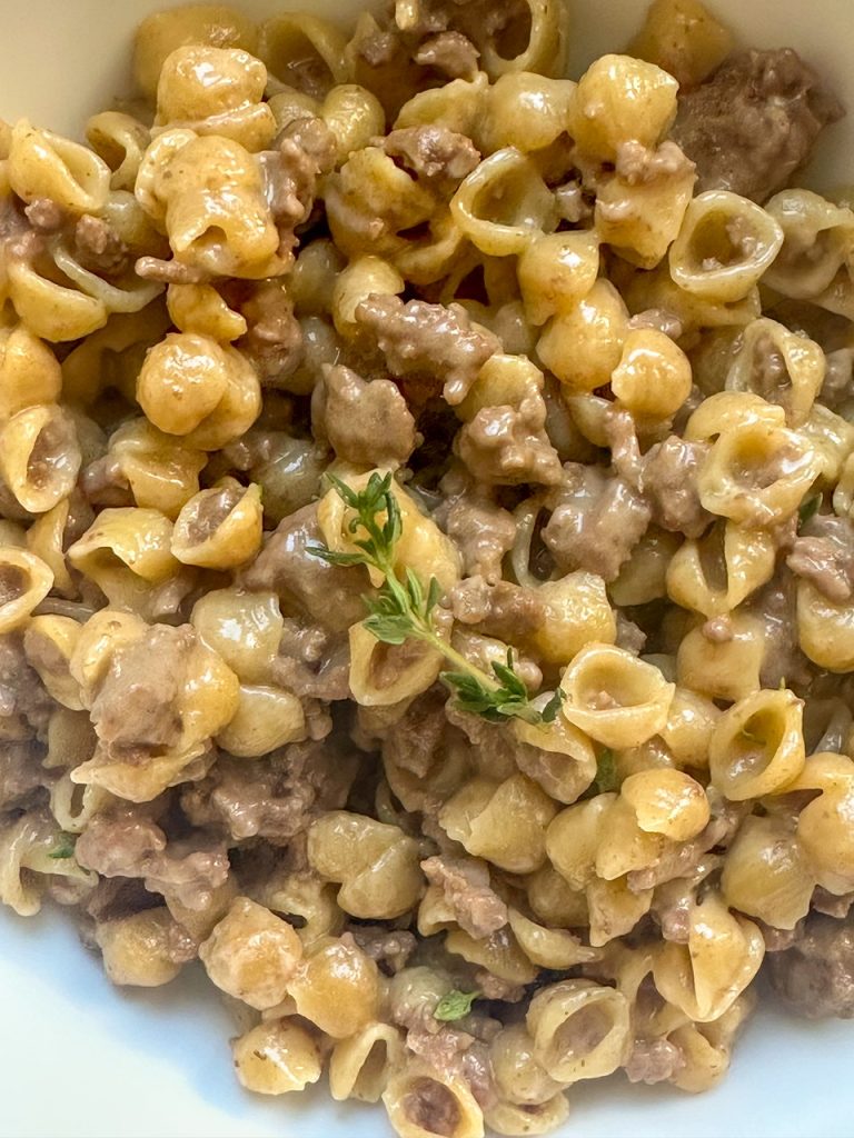 Boxed Mac and Cheese made with Bone Broth