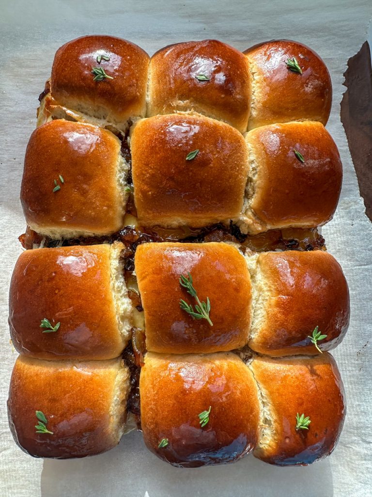 hot ham and cheese sliders