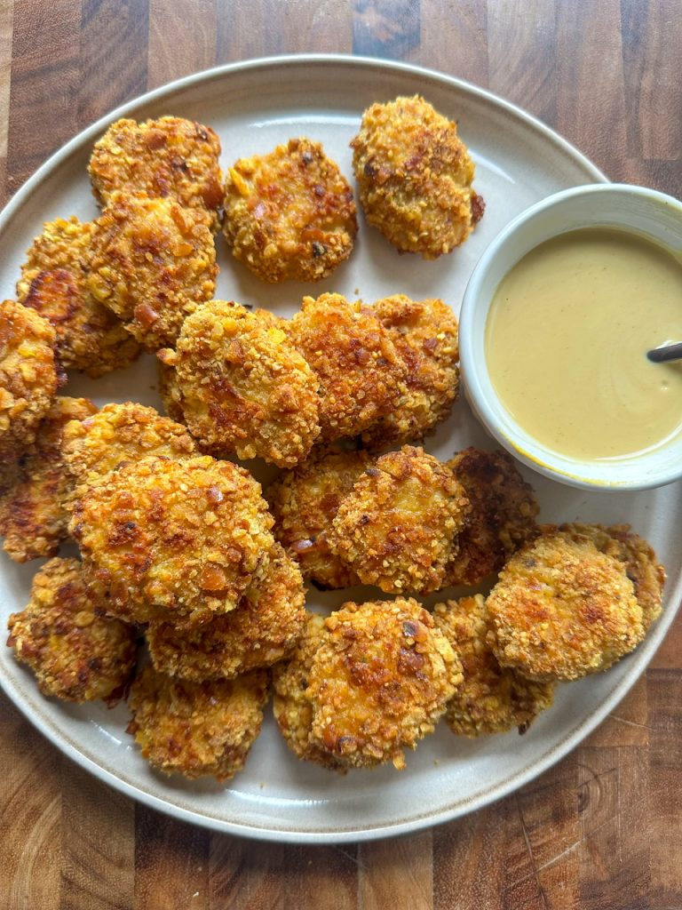 pretzel crusted chicken nuggets