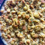 Turkey Pot Pie with Stuffing Crust