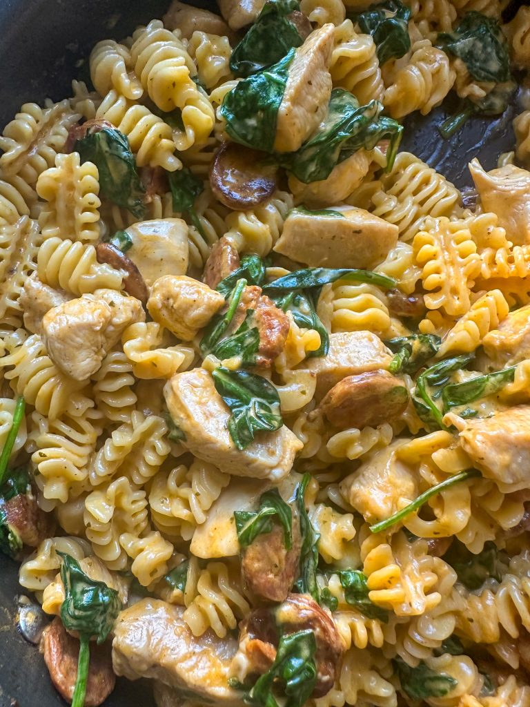 chicken and chorizo pasta