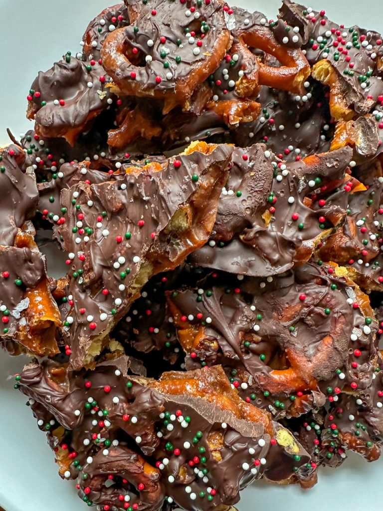 Christmas Crack with Pretzels