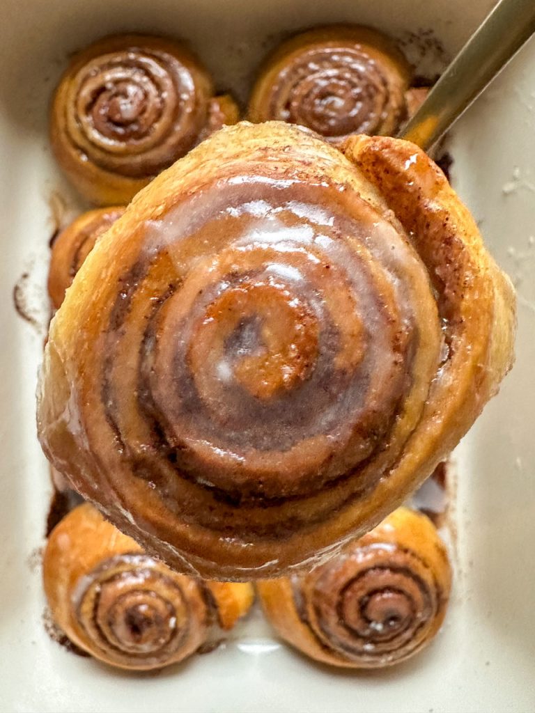 make cinnamon rolls using crescent dough sheets