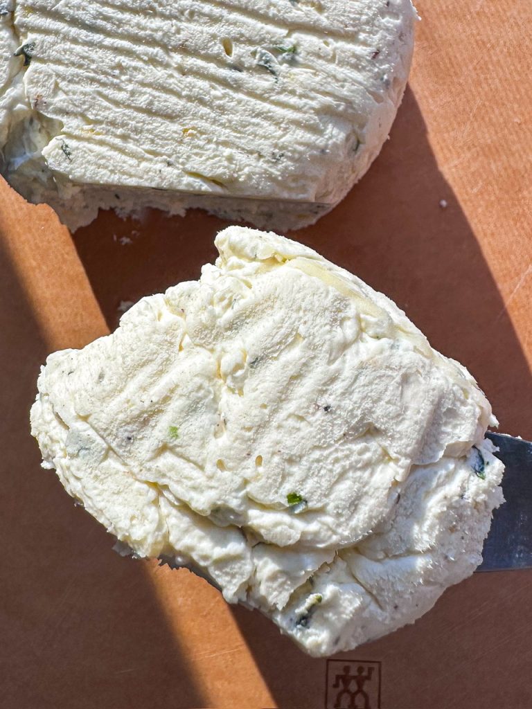 homemade boursin cheese