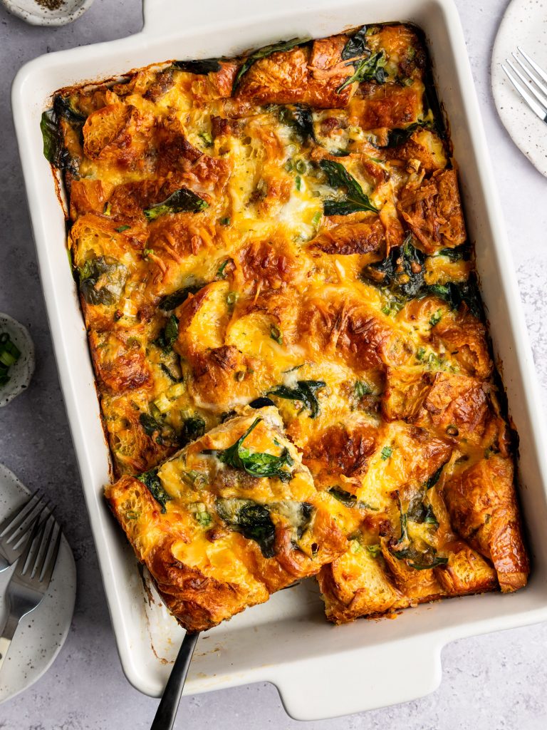 Croissant Breakfast Casserole