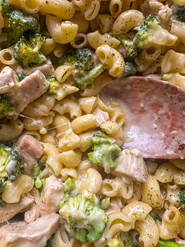 Baked Chicken and Broccoli Alfredo