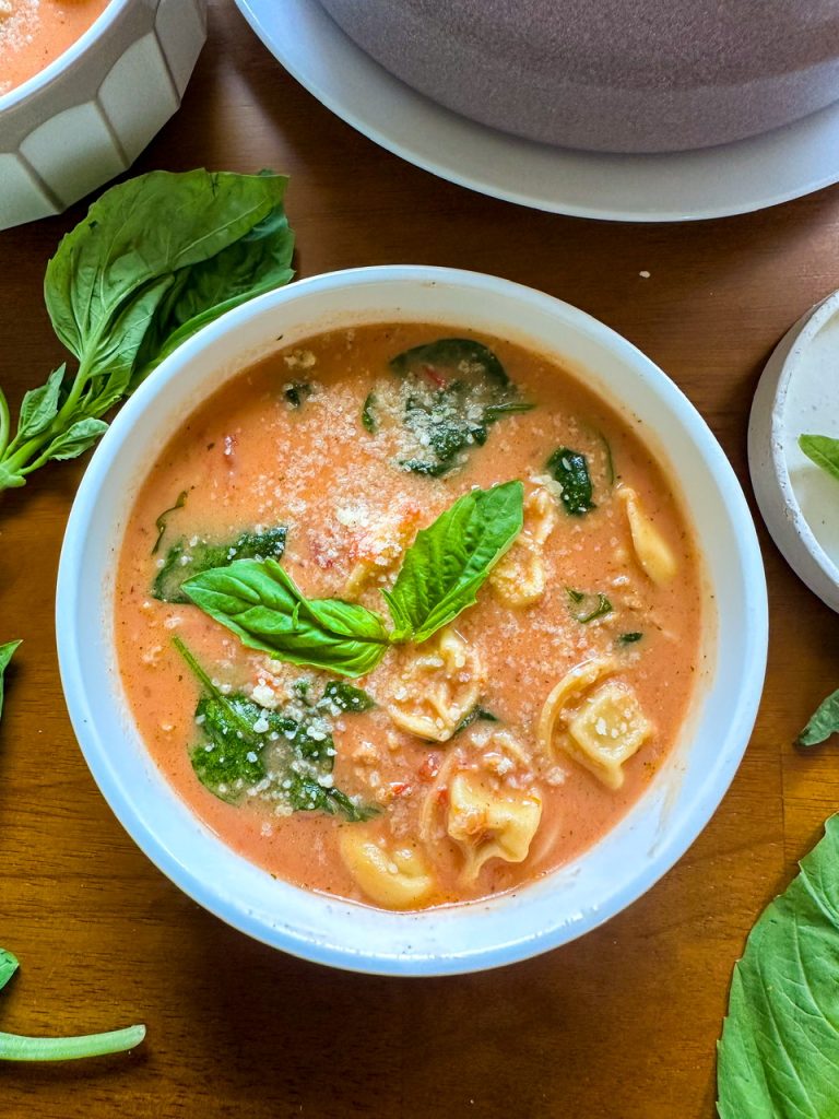 Creamy Sausage Tortellini Soup