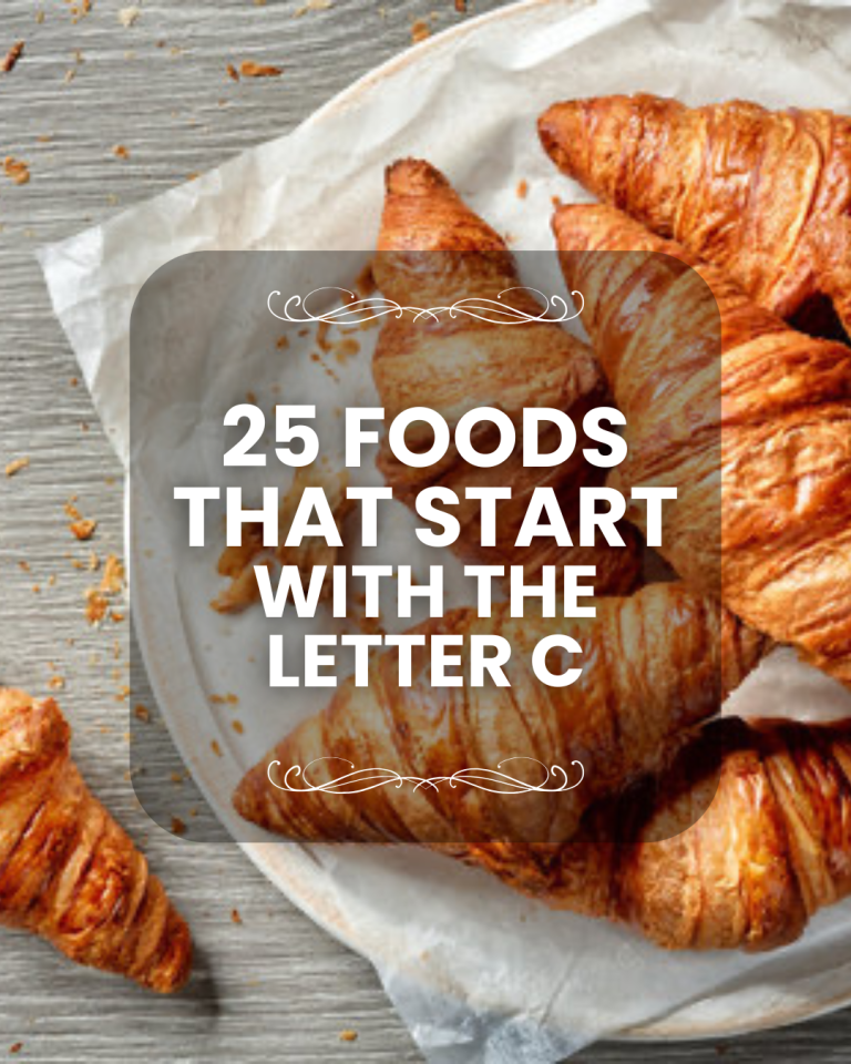 25 Foods that Start with C